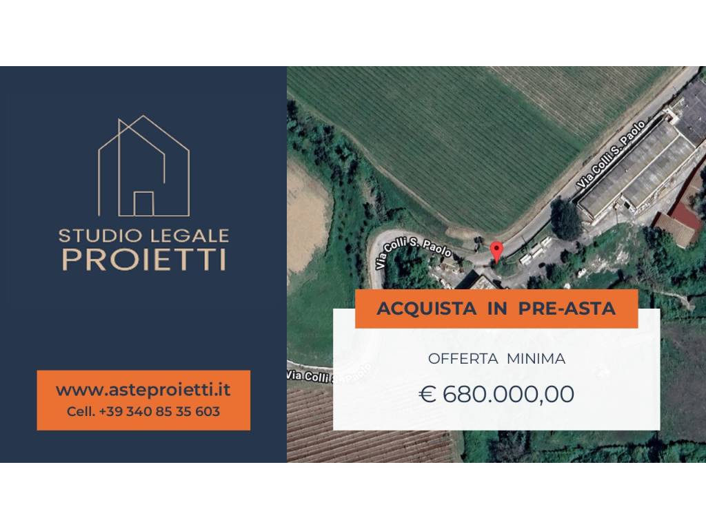 capannone in vendita ad Ariccia