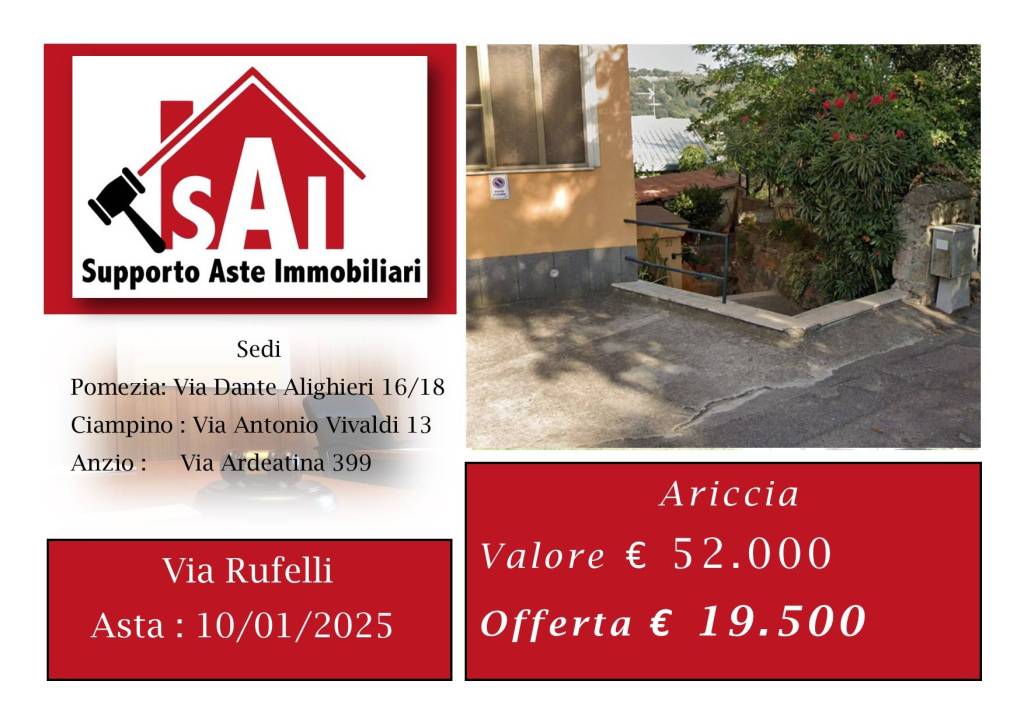 ufficio in vendita ad Ariccia