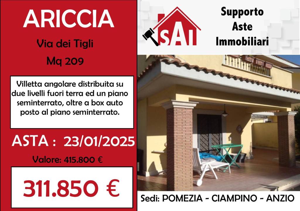 casa indipendente in vendita ad Ariccia