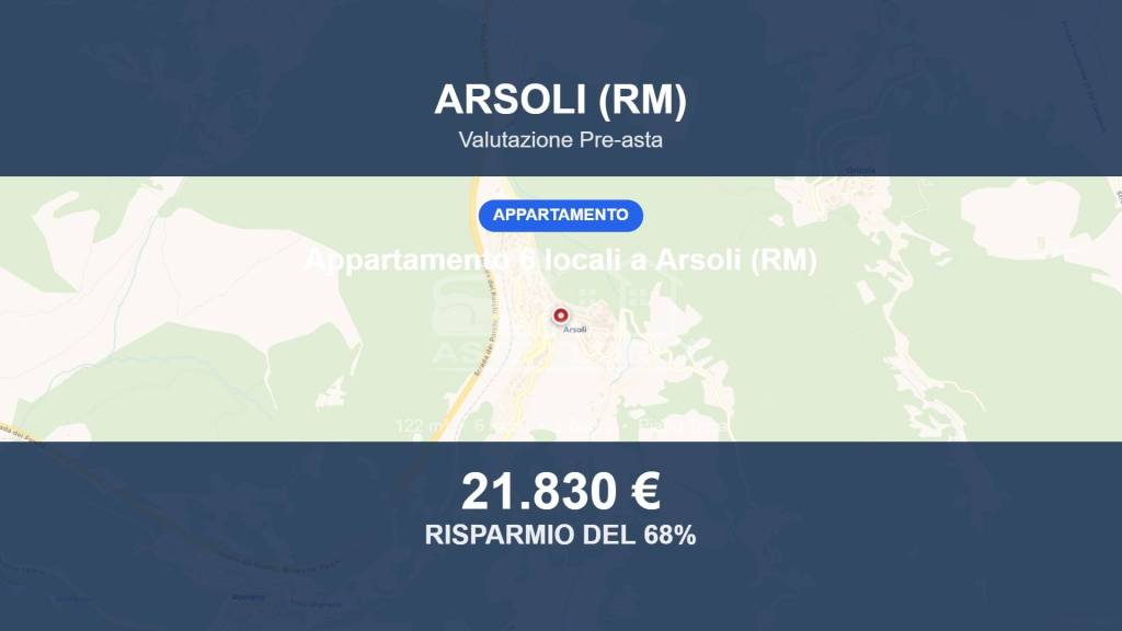 appartamento in vendita ad Arsoli