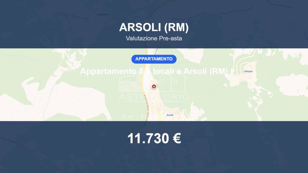 appartamento in vendita ad Arsoli