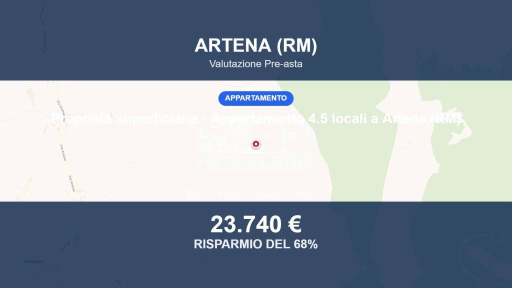 appartamento in vendita ad Artena