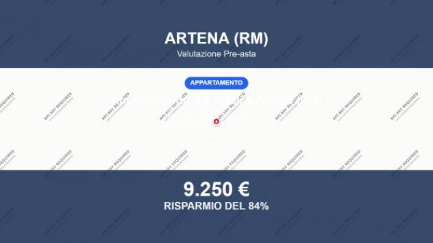 appartamento in vendita ad Artena
