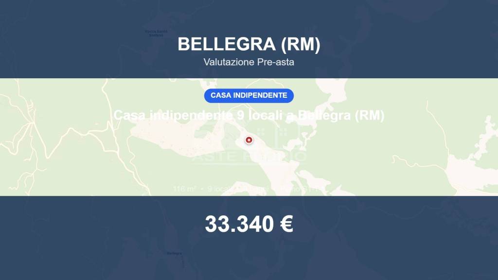 casa indipendente in vendita a Bellegra in zona Vaccarecce