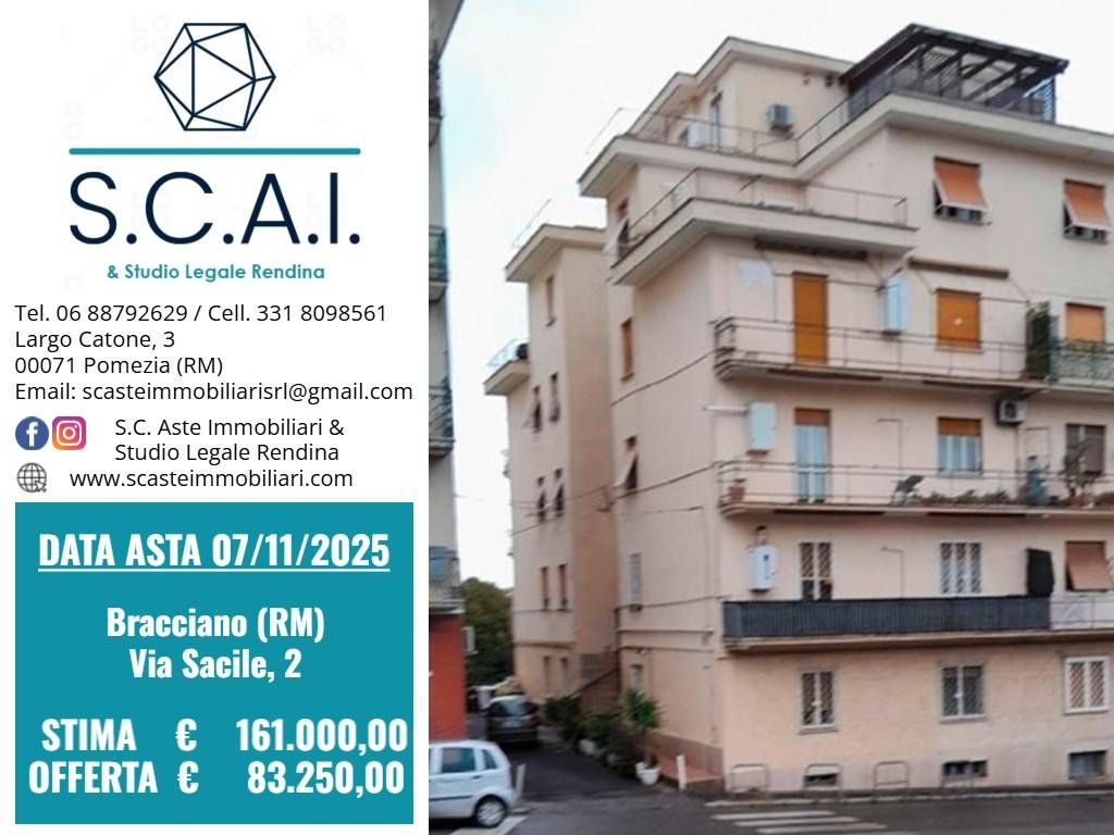 appartamento in vendita a Bracciano