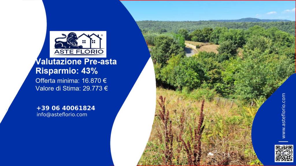 terreno agricolo in vendita a Bracciano in zona Pisciarelli