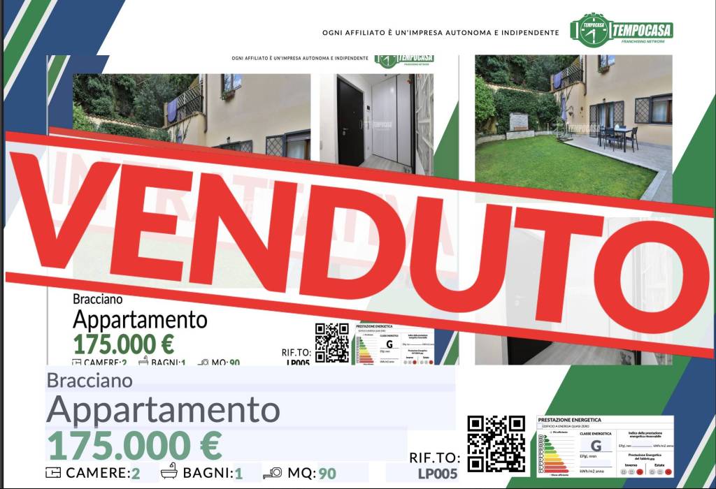 appartamento in vendita a Bracciano