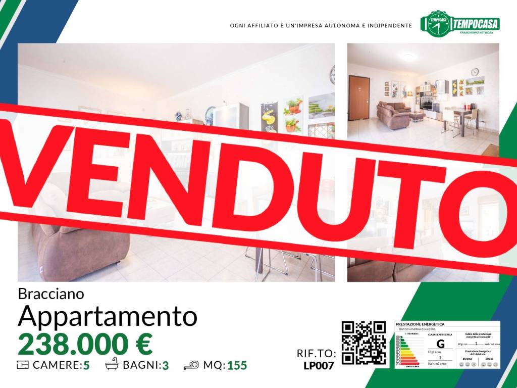 appartamento in vendita a Bracciano