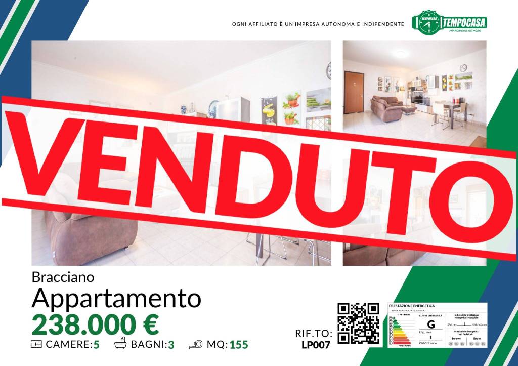 appartamento in vendita a Bracciano