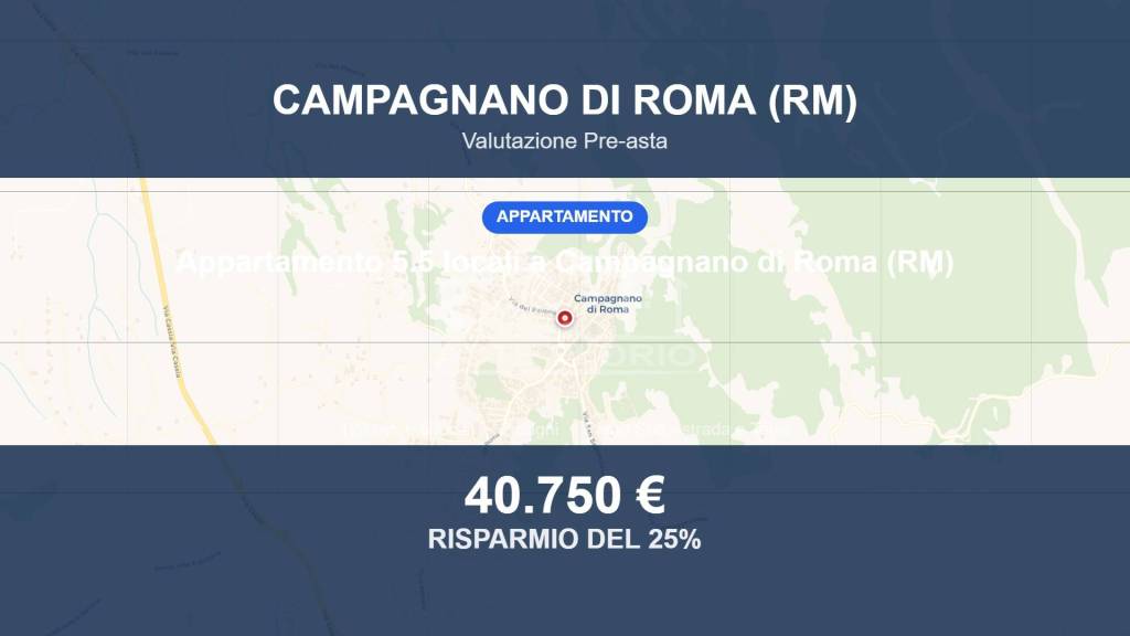 appartamento in vendita a Campagnano di Roma