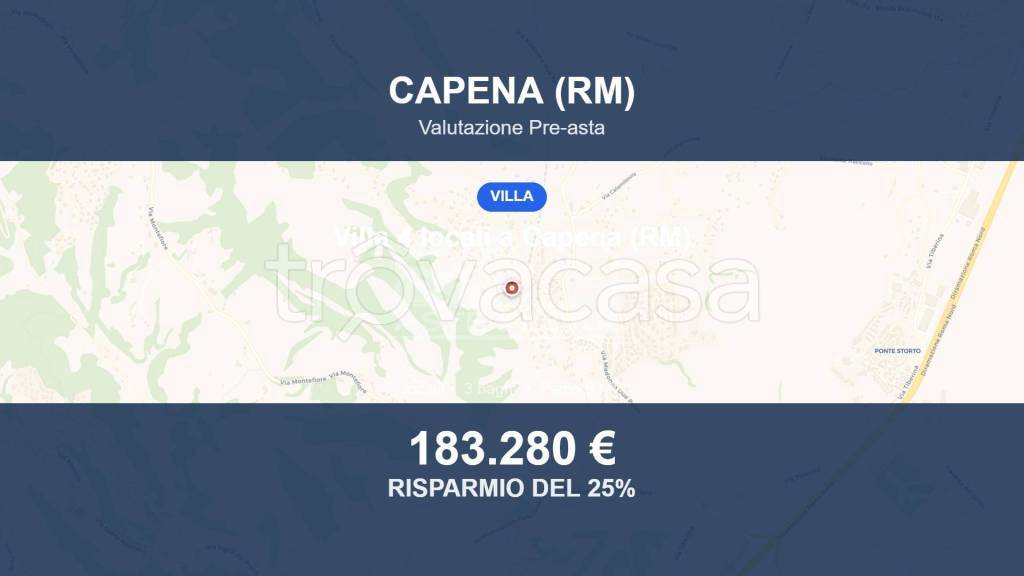casa indipendente in vendita a Capena