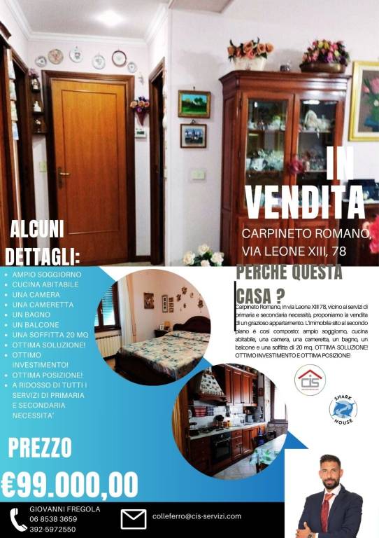 appartamento in vendita a Carpineto Romano
