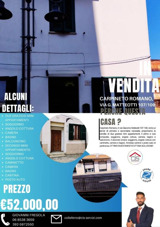 appartamento in vendita a Carpineto Romano