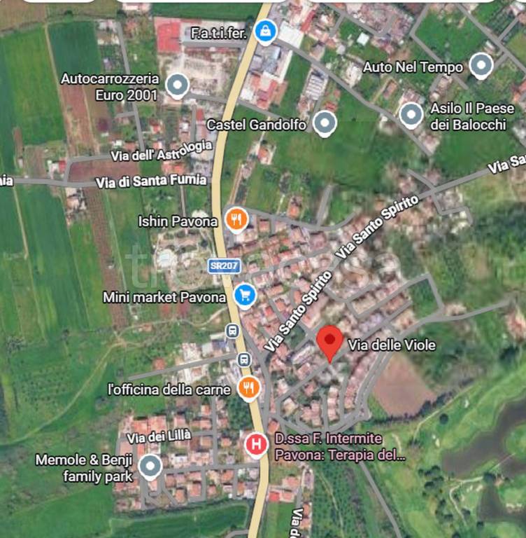 terreno edificabile in vendita a Castel Gandolfo in zona Pavona