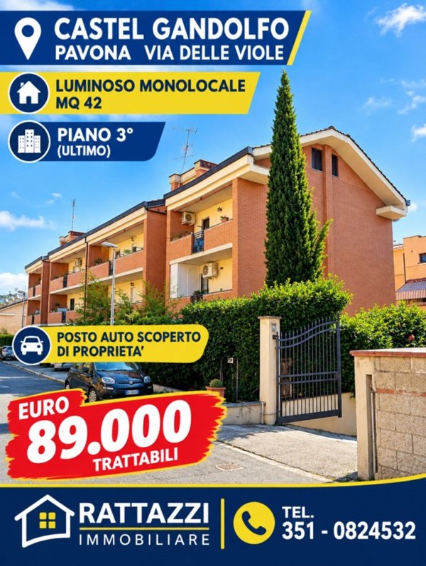 appartamento in vendita a Castel Gandolfo in zona Pavona