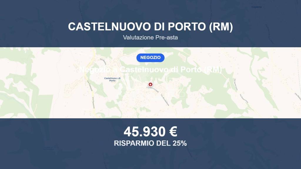 negozio in vendita a Castelnuovo di Porto