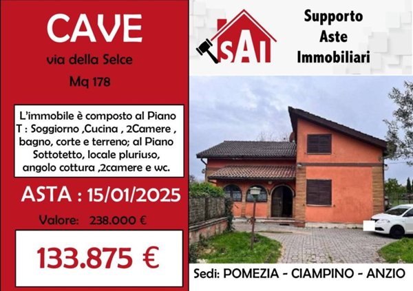 casa indipendente in vendita a Cave in zona San Bartolomeo