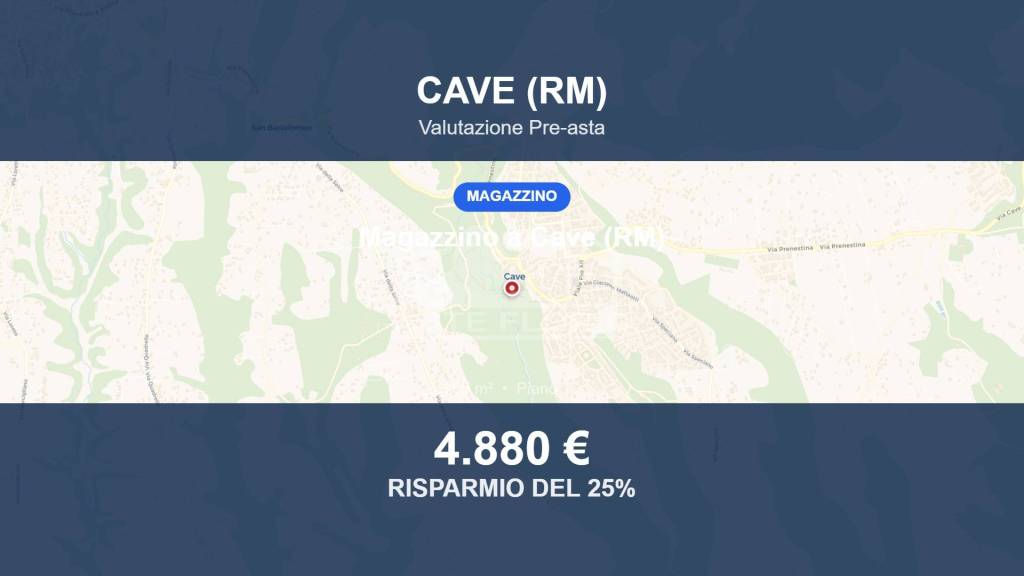 locale commerciale in vendita a Cave