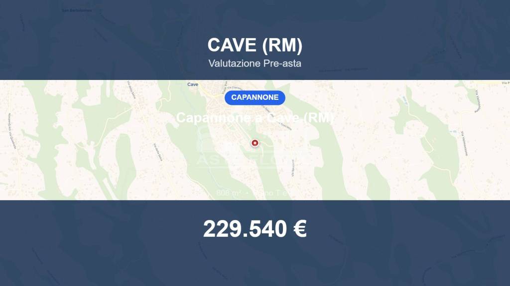 locale commerciale in vendita a Cave