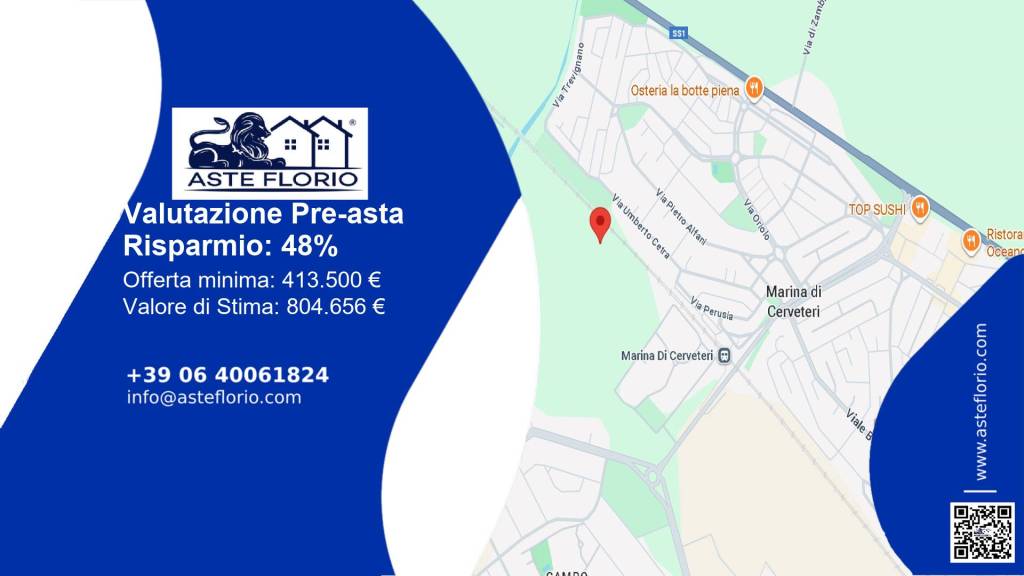 terreno edificabile in vendita a Cerveteri in zona Campo di Mare