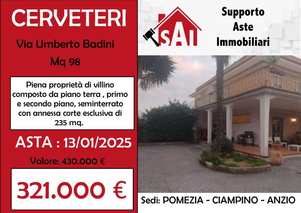 casa indipendente in vendita a Cerveteri