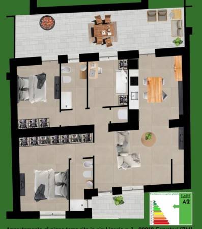 appartamento in vendita a Cerveteri in zona Cerenova