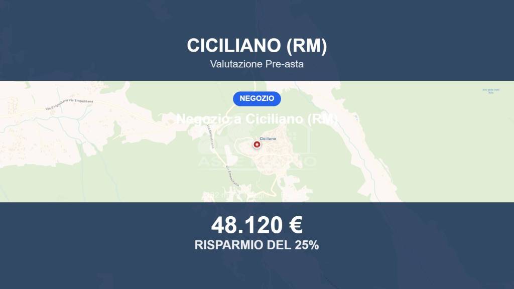negozio in vendita a Ciciliano