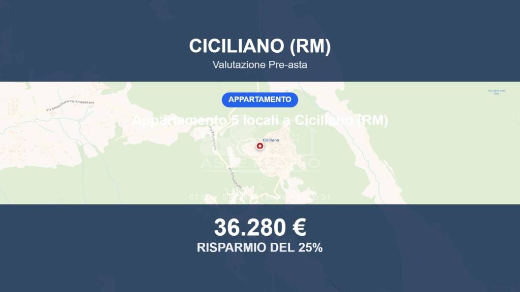 appartamento in vendita a Ciciliano