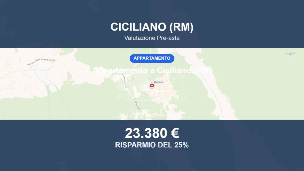 appartamento in vendita a Ciciliano