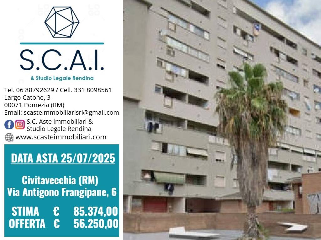 appartamento in vendita a Civitavecchia
