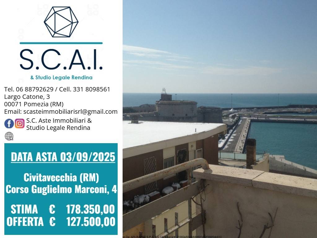 appartamento in vendita a Civitavecchia