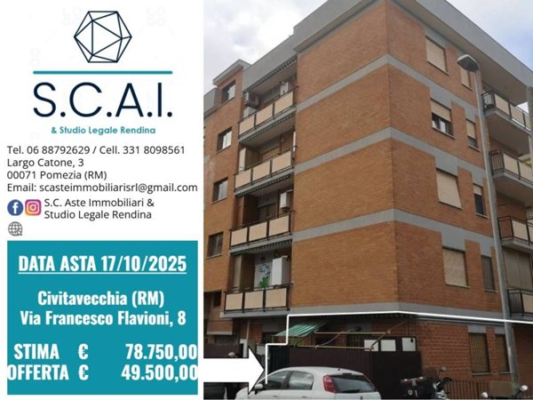 appartamento in vendita a Civitavecchia