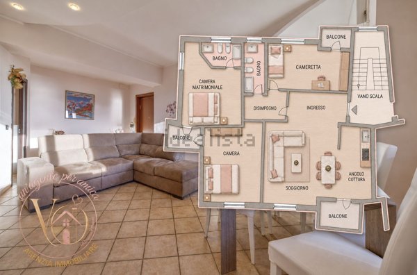 appartamento in vendita a Civitavecchia in zona Aurelia