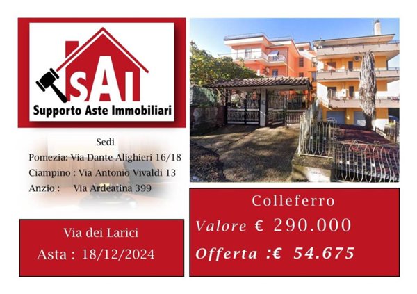 appartamento in vendita a Colleferro