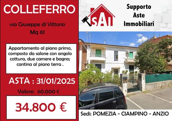 appartamento in vendita a Colleferro