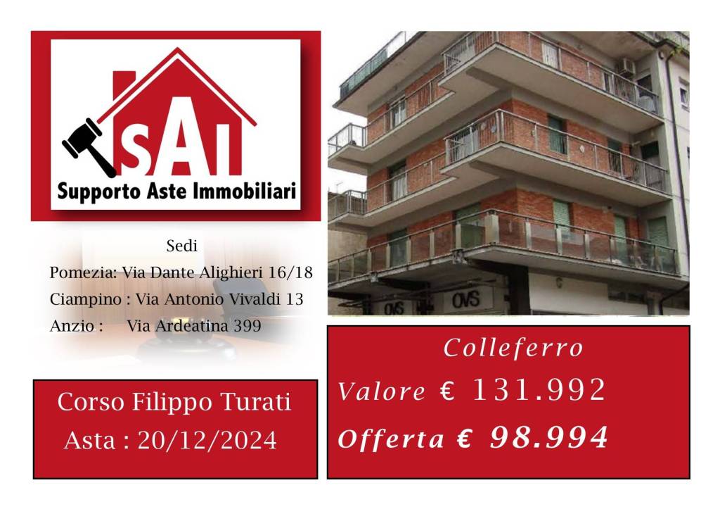 appartamento in vendita a Colleferro