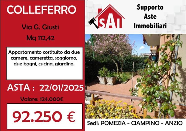 appartamento in vendita a Colleferro