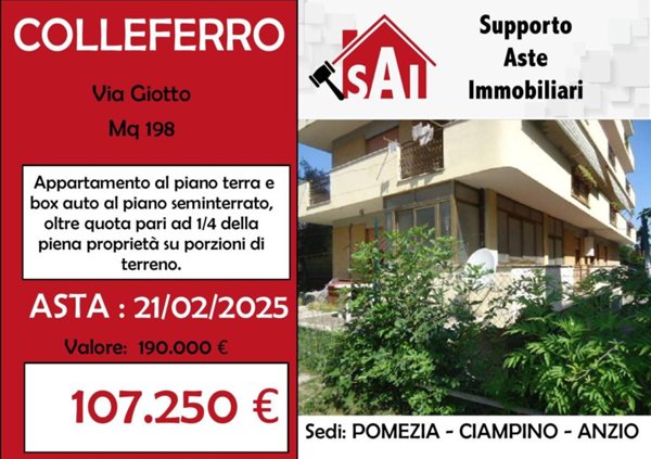 appartamento in vendita a Colleferro