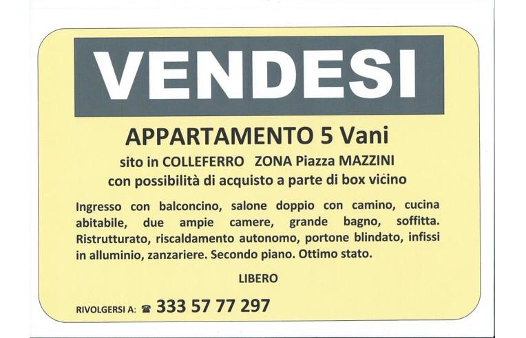 appartamento in vendita a Colleferro