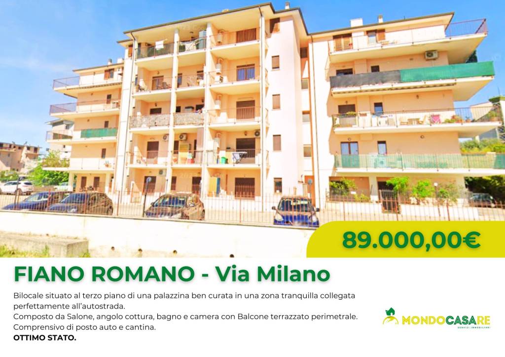appartamento in vendita a Fiano Romano