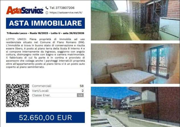 appartamento in vendita a Fiano Romano