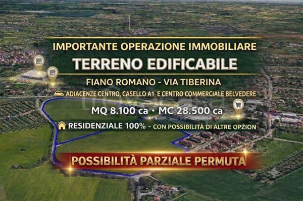 terreno edificabile in vendita a Fiano Romano
