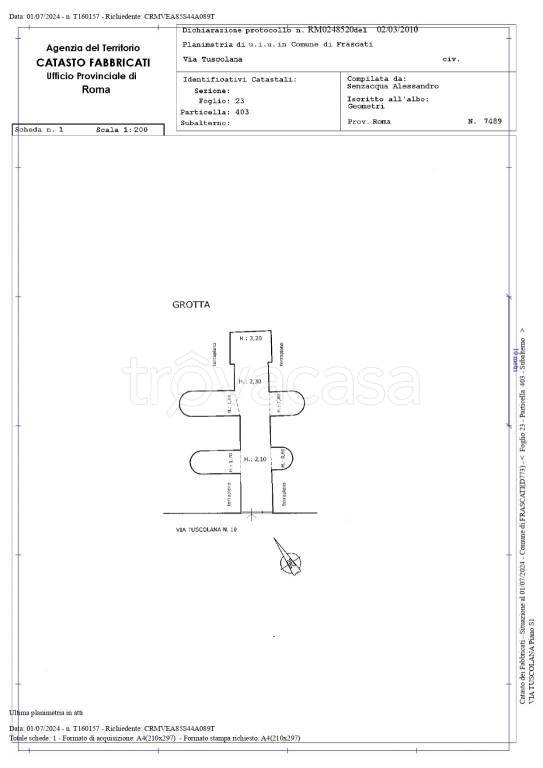 locale di sgombero in vendita a Frascati