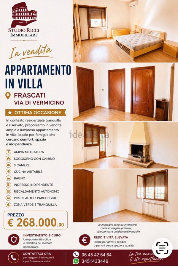 appartamento in vendita a Frascati