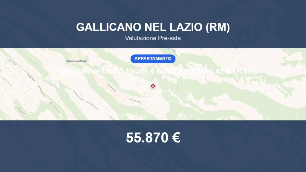 appartamento in vendita a Gallicano nel Lazio
