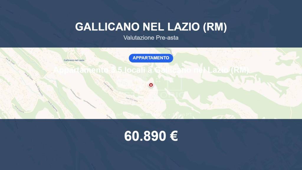 appartamento in vendita a Gallicano nel Lazio
