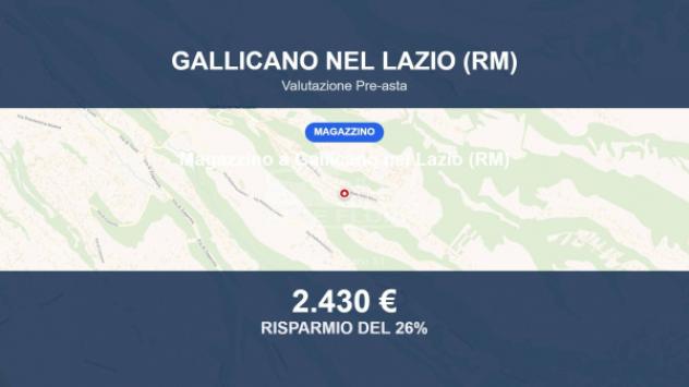 locale commerciale in vendita a Gallicano nel Lazio