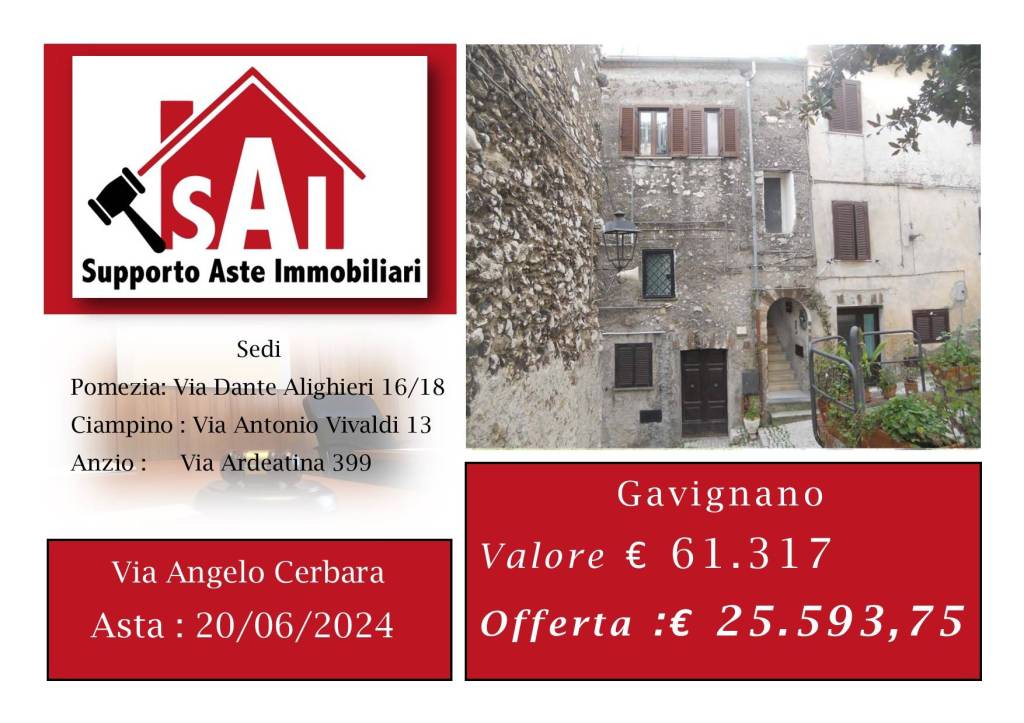 appartamento in vendita a Gavignano