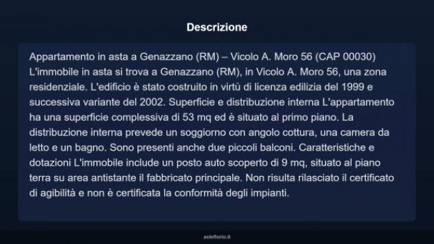 appartamento in vendita a Genazzano