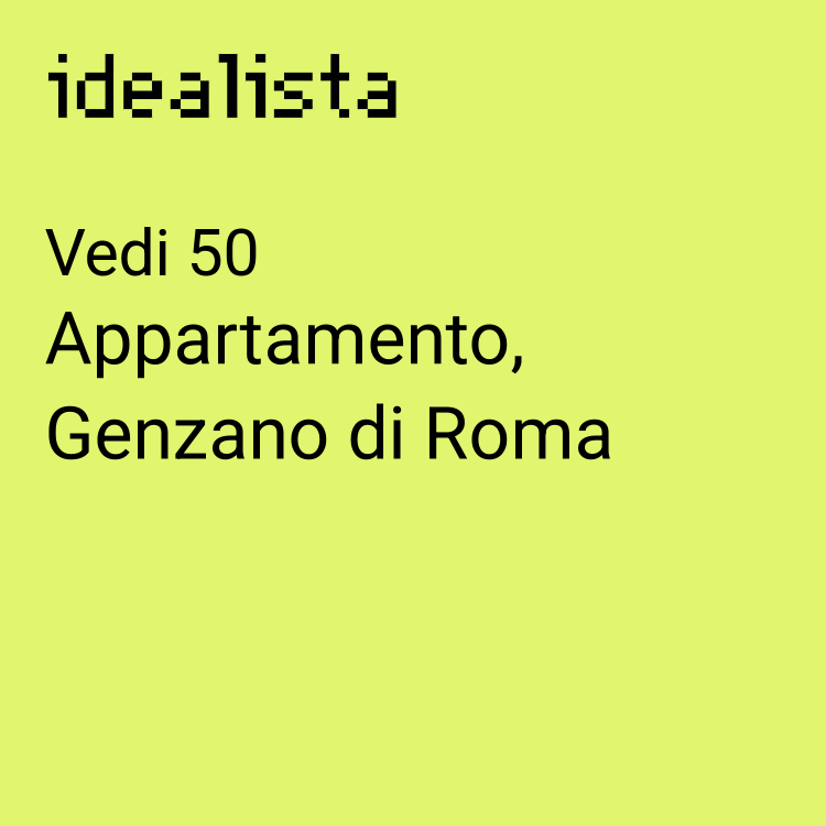appartamento in vendita a Genzano di Roma